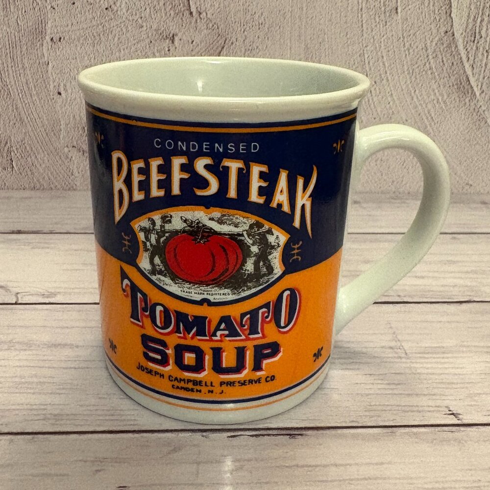 Campbell Soup 125th Anniversary Beefsteak Tomato Soup Coffee Mug (SKU: 218MI)